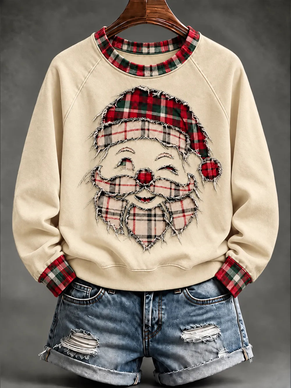 ✨Early Bird Christmas | Buy 3, Get 20% Off the Lowest-Priced Item✨Women'S Christmas Santa Claus Printed Sweatshirt
