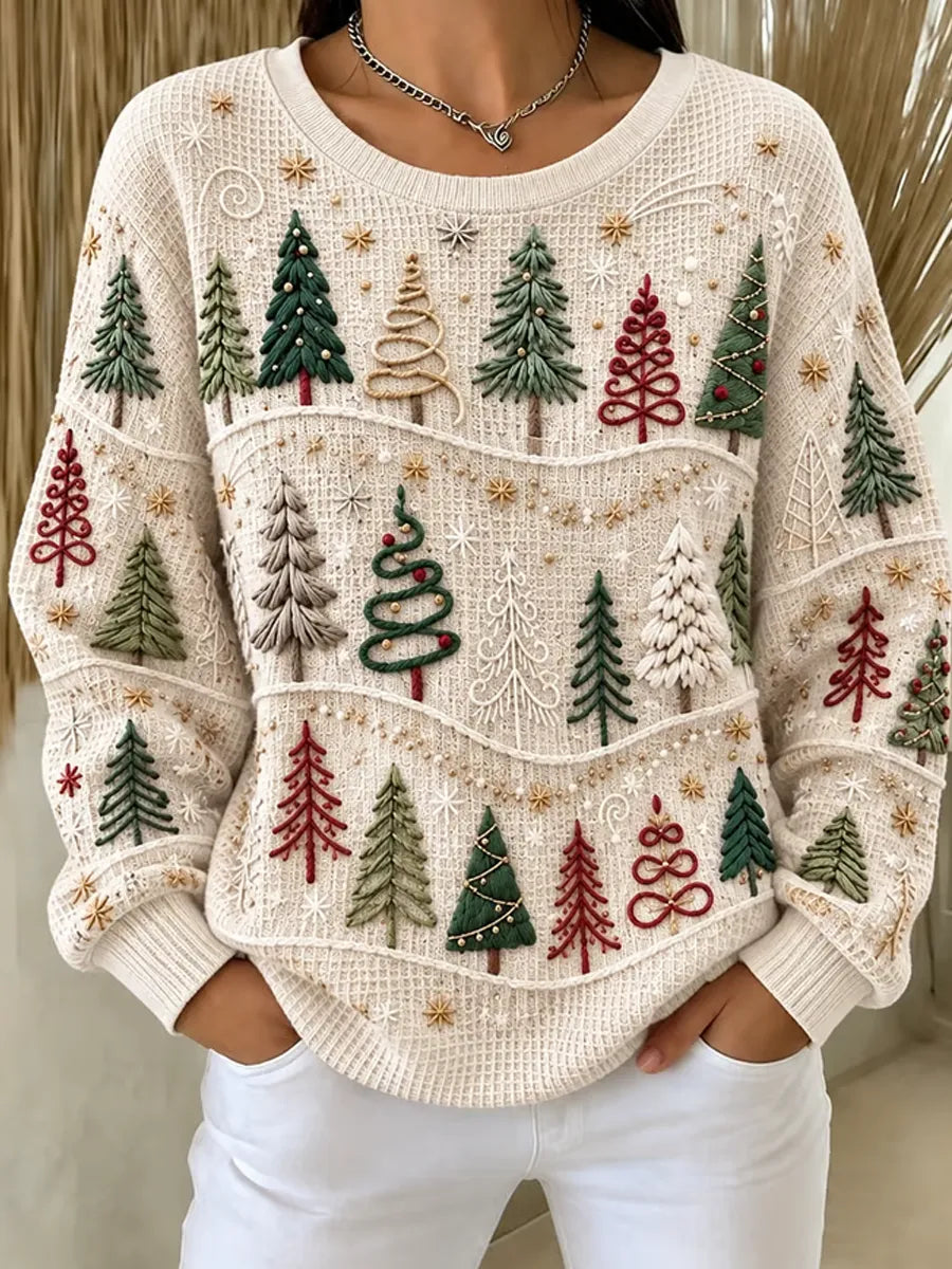 Women'S Christmas Tree Printed Casual Sportswear