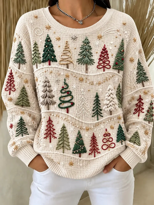 Women'S Christmas Tree Printed Casual Sportswear