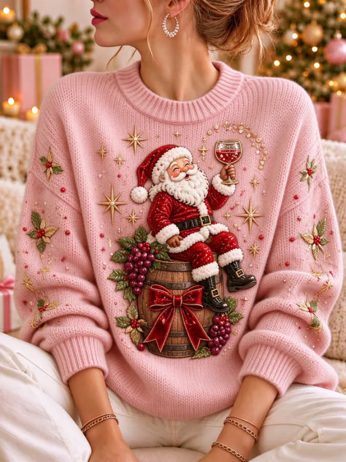 Women'S Christmas Print Casual Sweatshirt