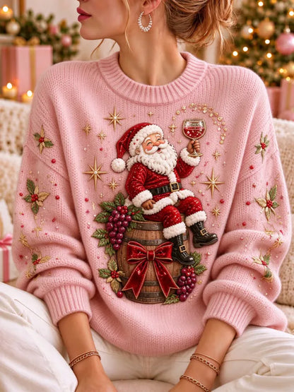 Women'S Christmas Print Casual Sweatshirt