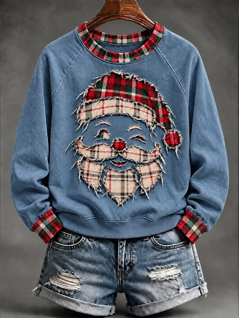 ✨Early Bird Christmas | Buy 3, Get 20% Off the Lowest-Priced Item✨Women'S Christmas Santa Claus Printed Sweatshirt