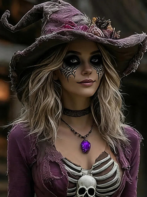Halloween Party Felt Witch Hat