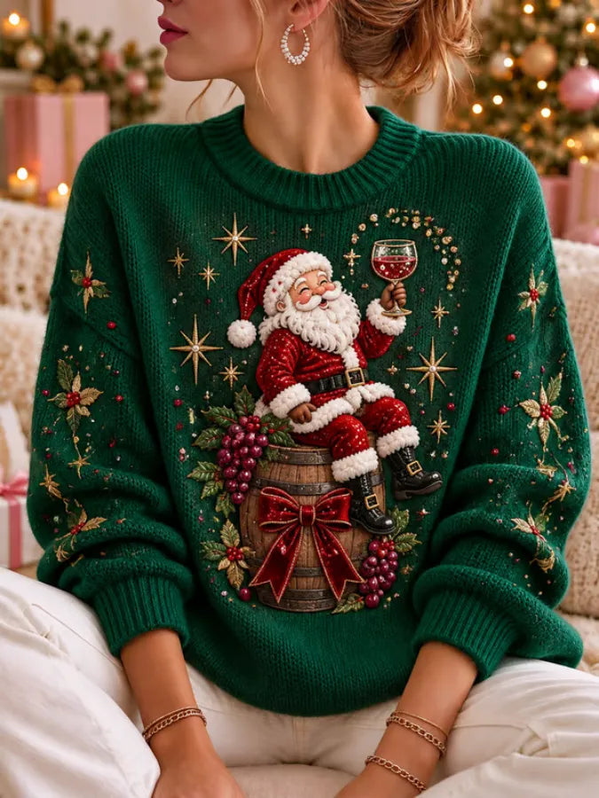 Women'S Christmas Print Casual Sweatshirt