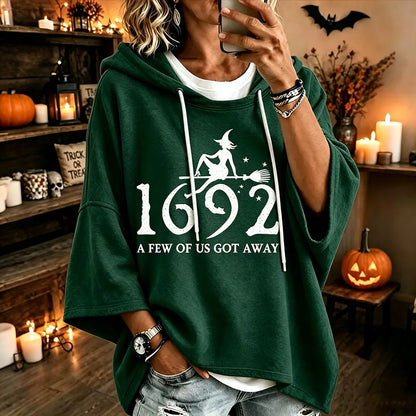 Women's Retro Halloween Print Comfortable Warm Sweatshirt