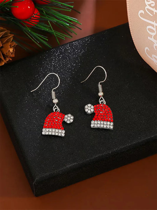 Christmas Hat Earrings