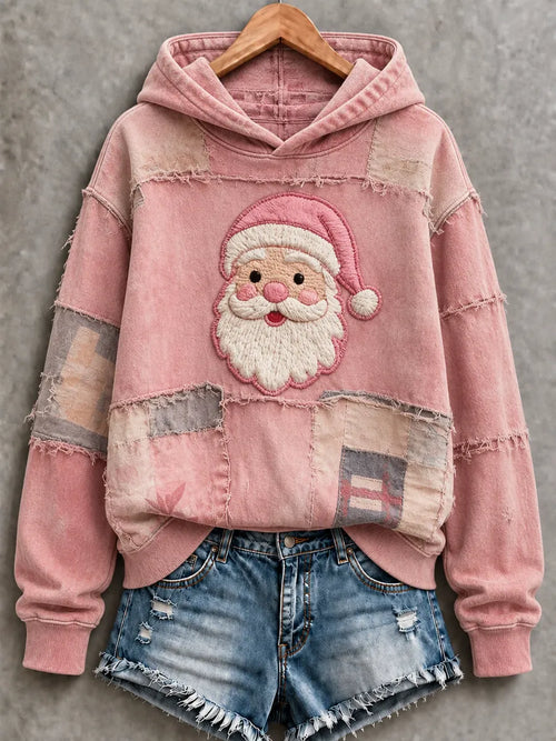 Women'S Christmas Casual Print  Hooded Sweatshirt