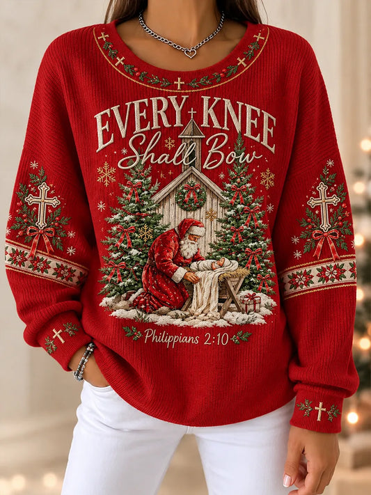 Women'S Christmas Print Casual Sweatshirt