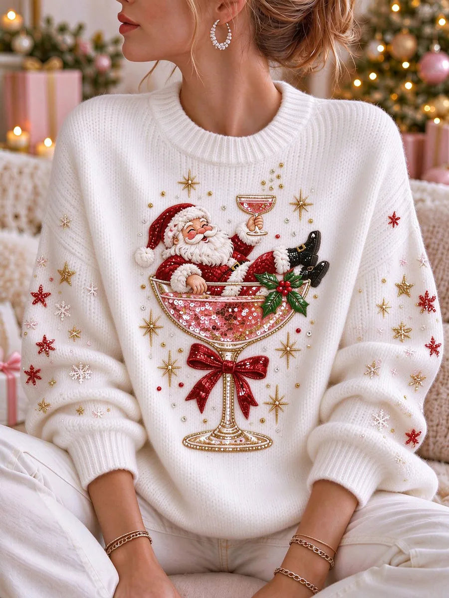 Women's Christmas Print Casual Sweatshirt