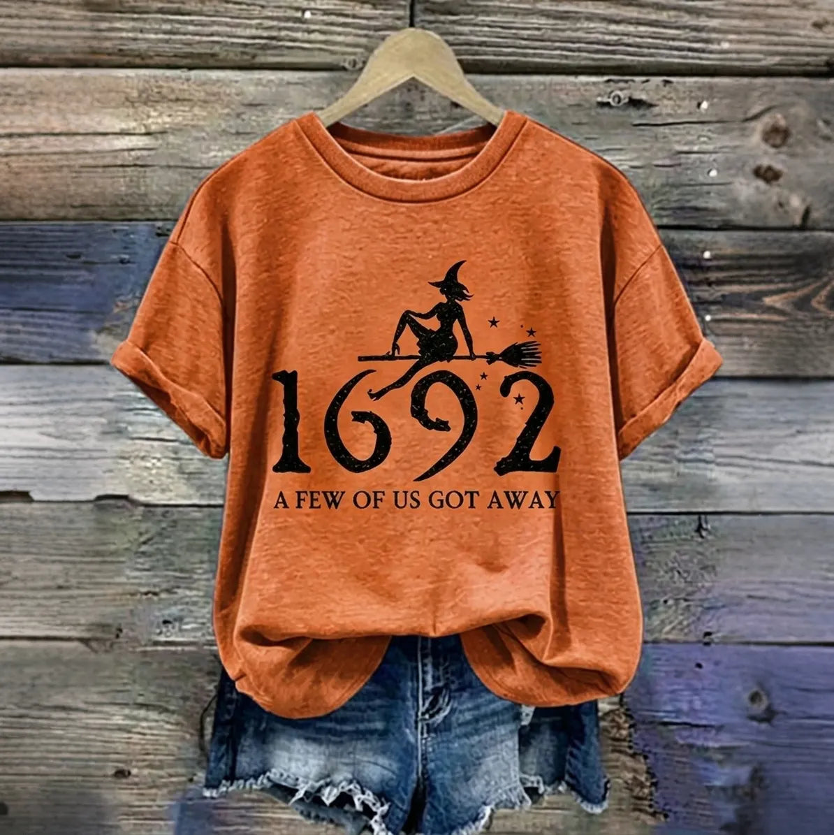 1962 A Few Of Us Got Away Halloween Printed Casual T-shirt