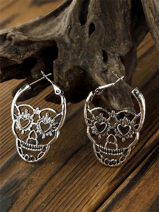 Day Of The Dead Sugar Skull Earrings