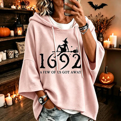 Women's Retro Halloween Print Comfortable Warm Sweatshirt
