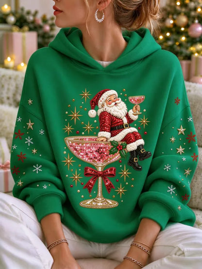 Women'S Christmas-Print Casual Sweatshirt
