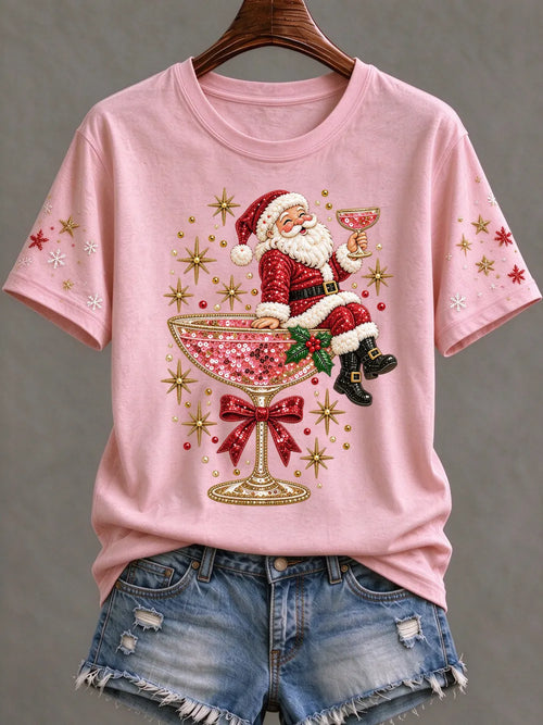Women'S Christmas Print T-Shirt