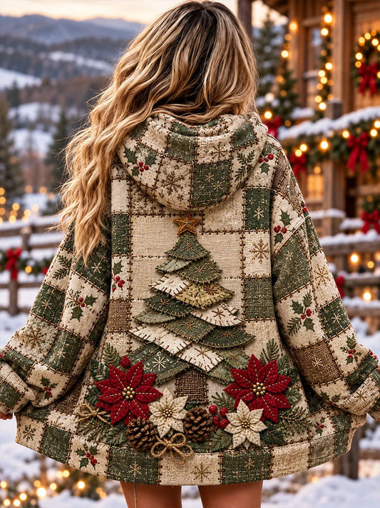 Women's Patchwork Art Hoodie