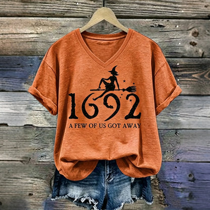 1962 A Few Of Us Got Away Halloween Printed Casual T-shirt