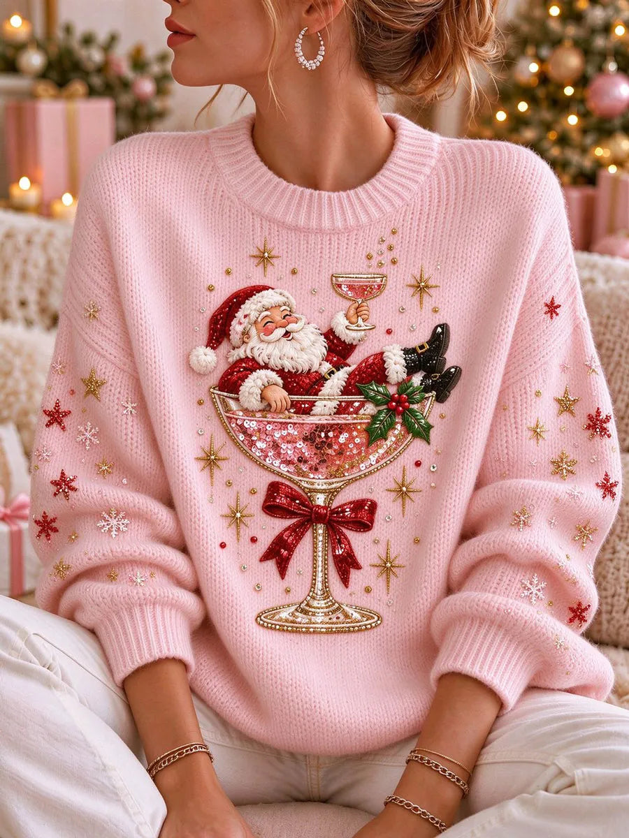 Women's Christmas Print Casual Sweatshirt