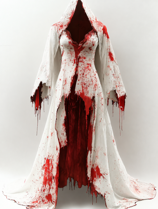 Halloween exaggerated design hooded cape