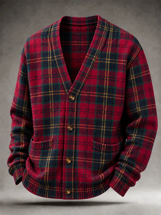 Men'S Casual Christmas Cardigan