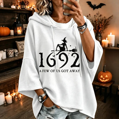 Women's Retro Halloween Print Comfortable Warm Sweatshirt