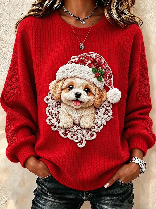 Women'S Christmas Casual Printed Hoodie