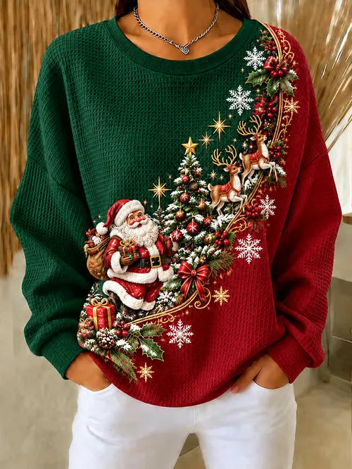 Women’s Christmas  Print Top