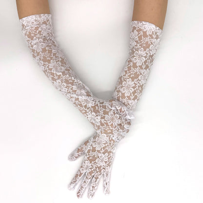 Women's Halloween Witch Cos Lace Gloves