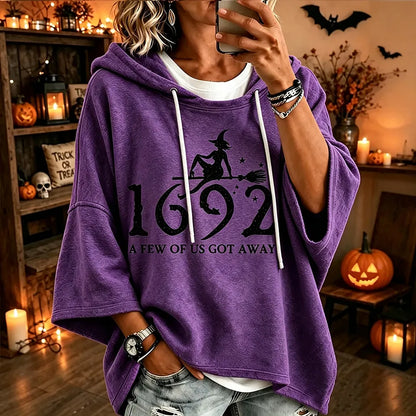 Women's Retro Halloween Print Comfortable Warm Sweatshirt