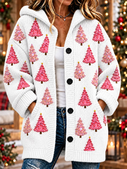 Women'S Christmas Print Casual Cardigan