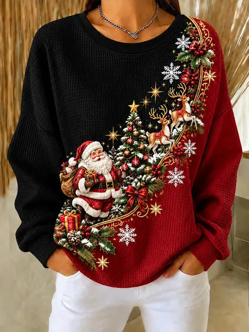 Women’s Christmas  Print Top
