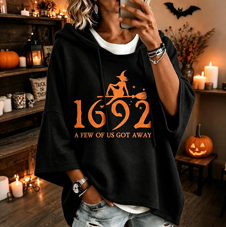 Women's Retro Halloween Print Comfortable Warm Sweatshirt