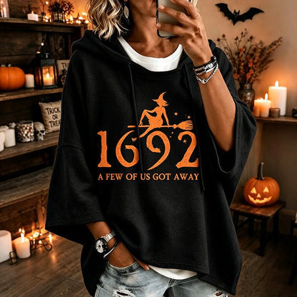 Women's Retro Halloween Print Comfortable Warm Sweatshirt