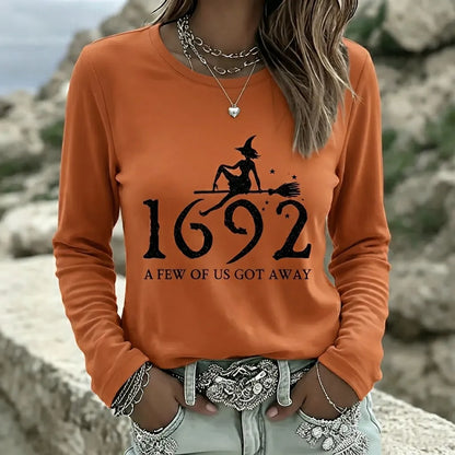 1962 A Few Of Us Got Away Halloween Printed Casual T-shirt