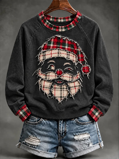 ✨Early Bird Christmas | Buy 3, Get 20% Off the Lowest-Priced Item✨Women'S Christmas Santa Claus Printed Sweatshirt