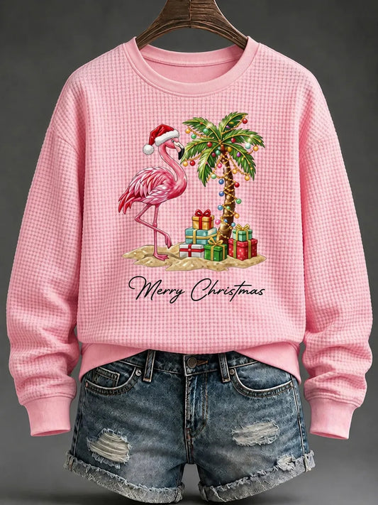 Women's Christmas-Themed Casual Sweatshirt