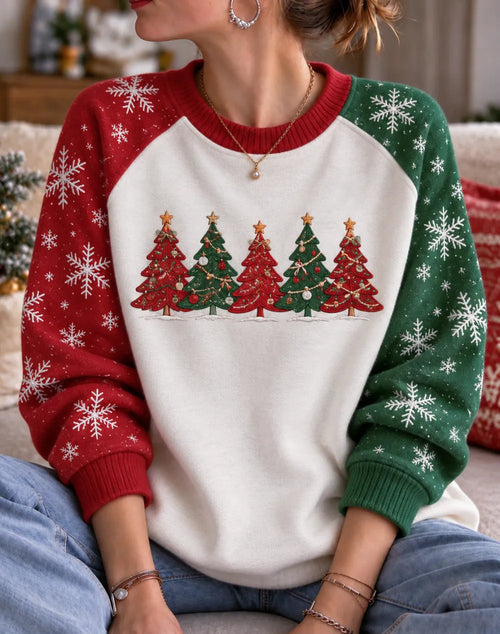 Women's Funny Dog Art Crew Neck Sweater